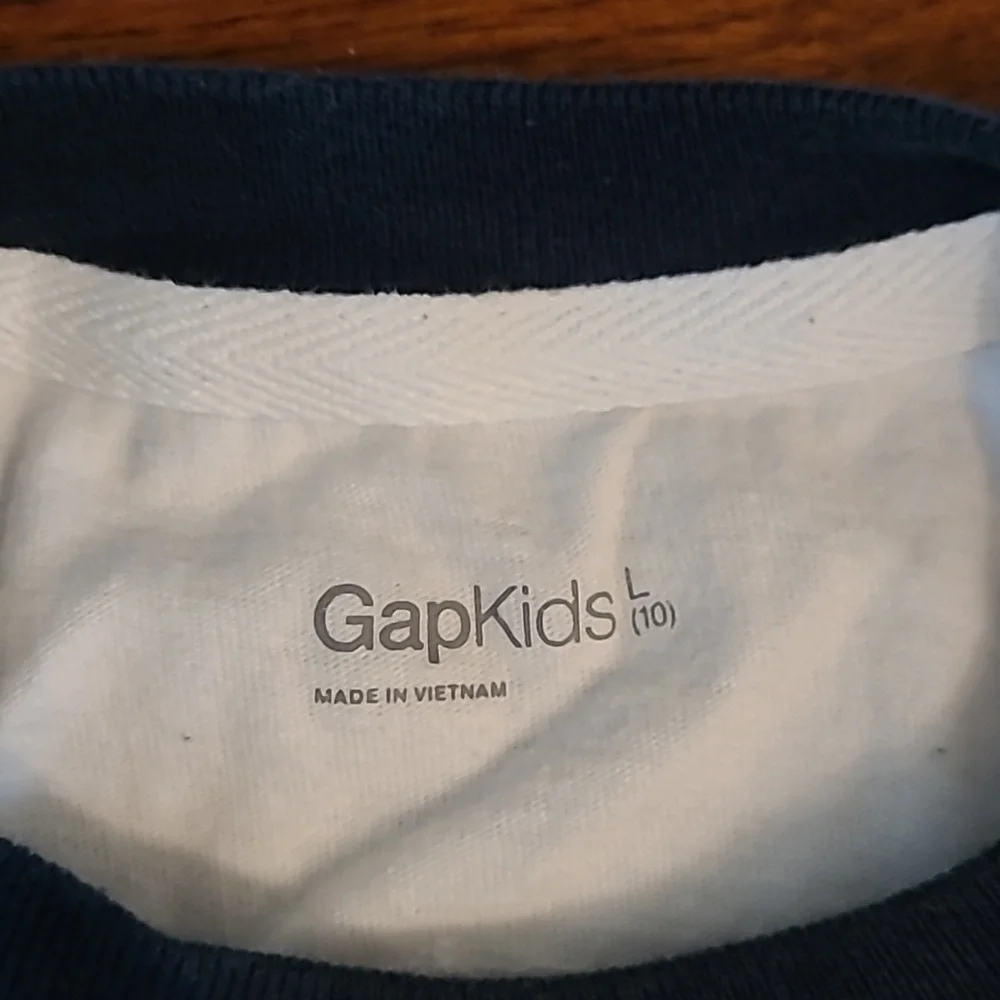 💥3for$12💥 Gap boys 3/4 length sleeve shirt size Large (10)